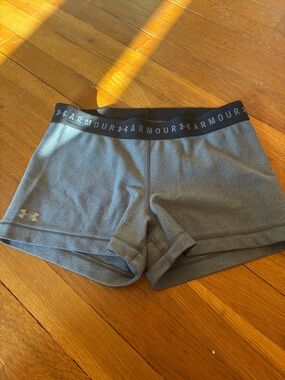 Under Armour Spandex Gray Biker Shorts